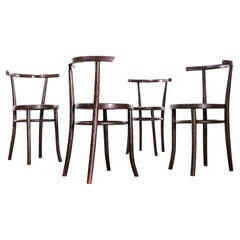 1950’s Bentwood Debrecen Dining Arm Chairs – Set Of Four