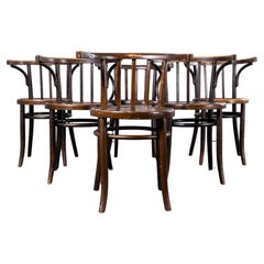 1950's Bentwood Debrecen Dining Arm Chairs - Set von sechs