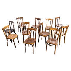 1950's Bentwood Debrecen Dining Chairs - Harlequin Set Of Eleven