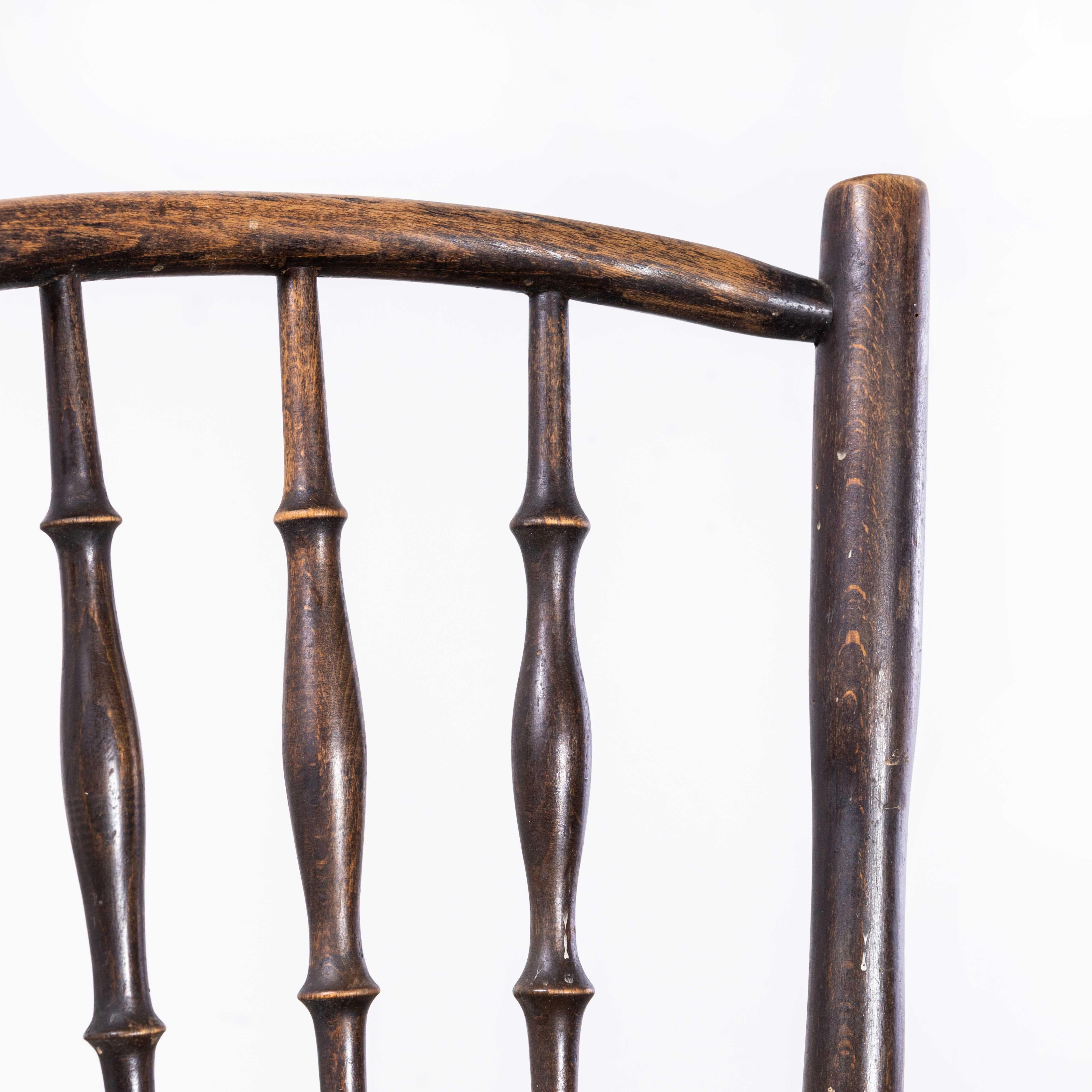 Hungarian 1950s Bentwood Debrecen Dining Chairs, Harlequin Set of Ten