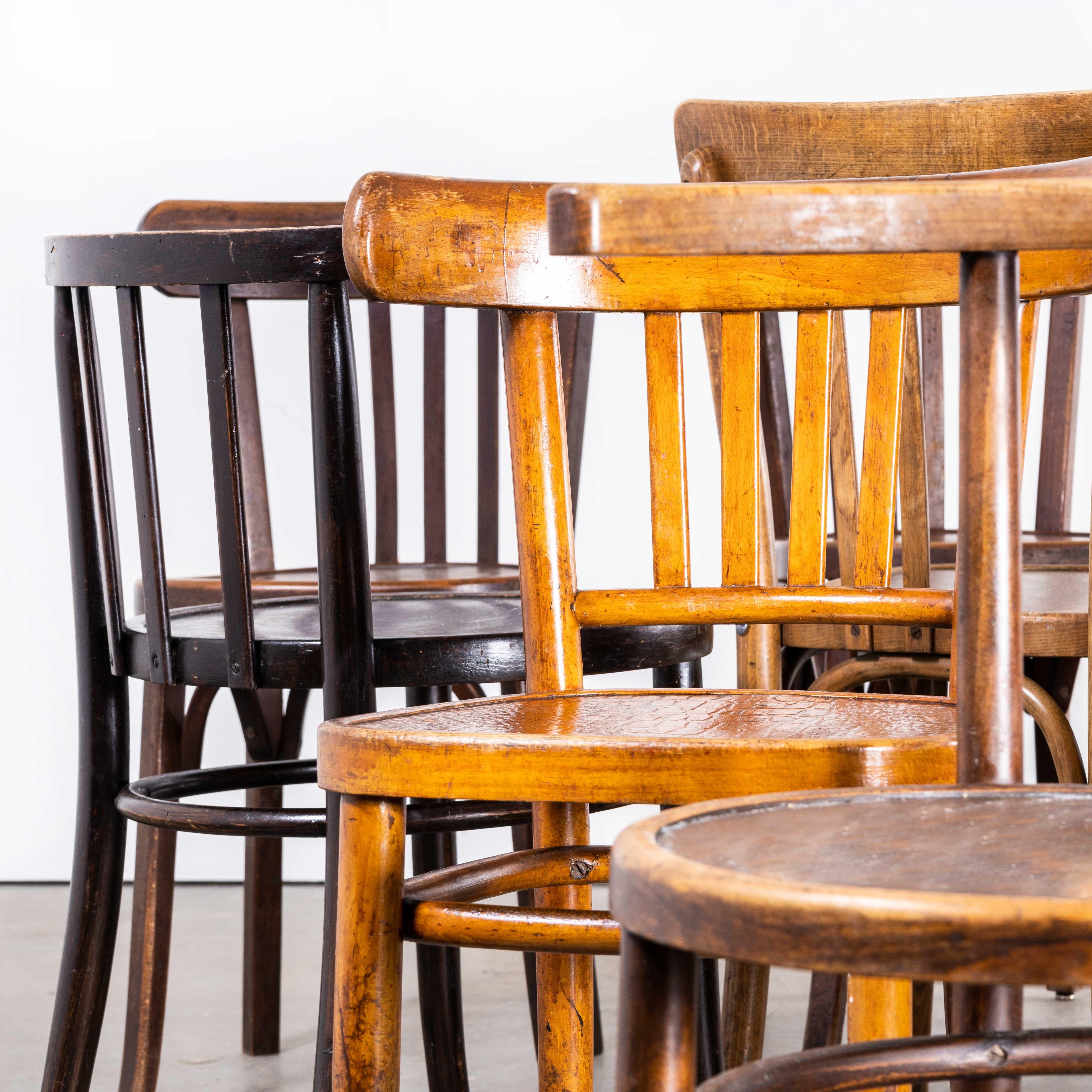 1950s Bentwood Debrecen Dining Chairs - Harlequin Set of Twelve 5