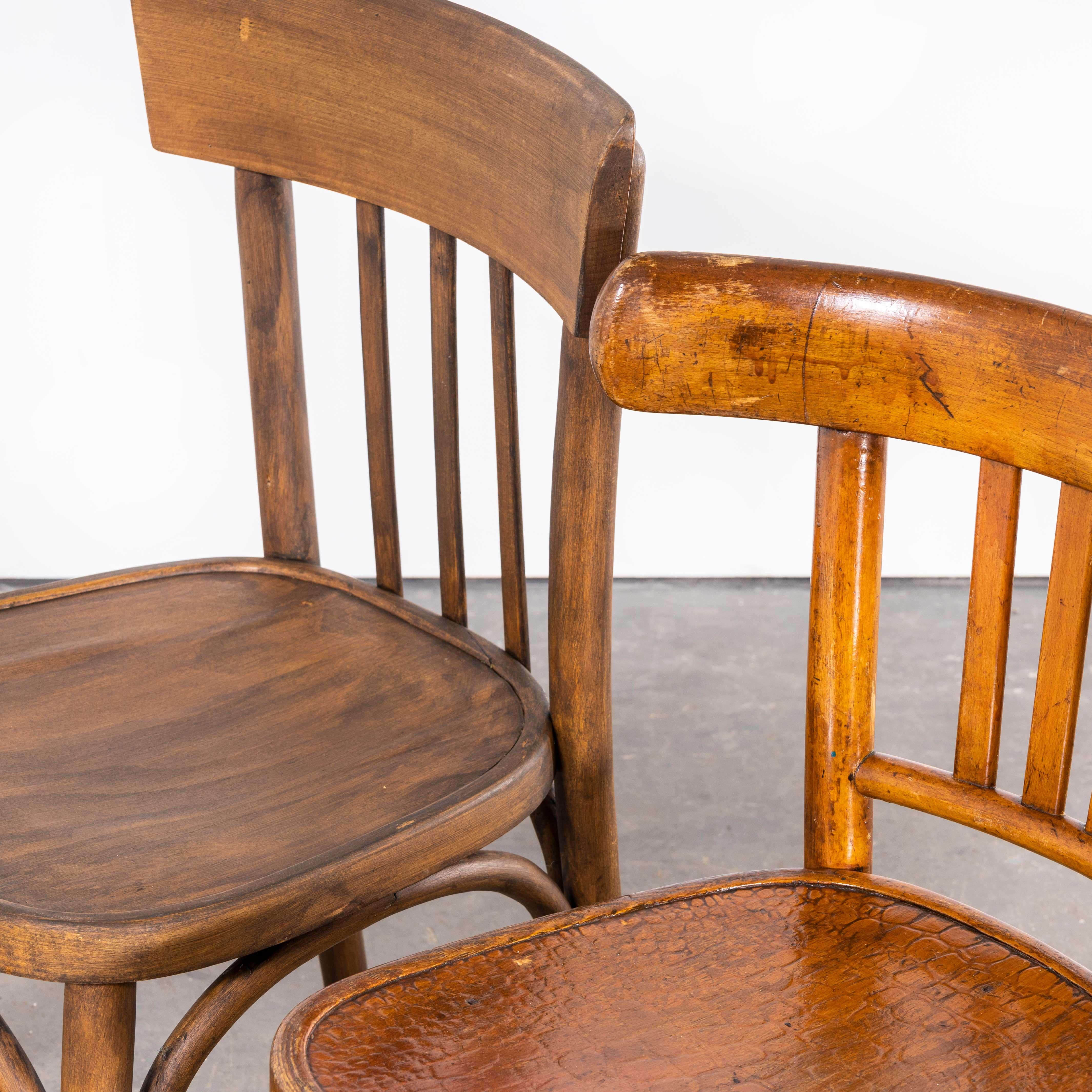 1950s Bentwood Debrecen Dining Chairs - Harlequin Set of Twelve 6