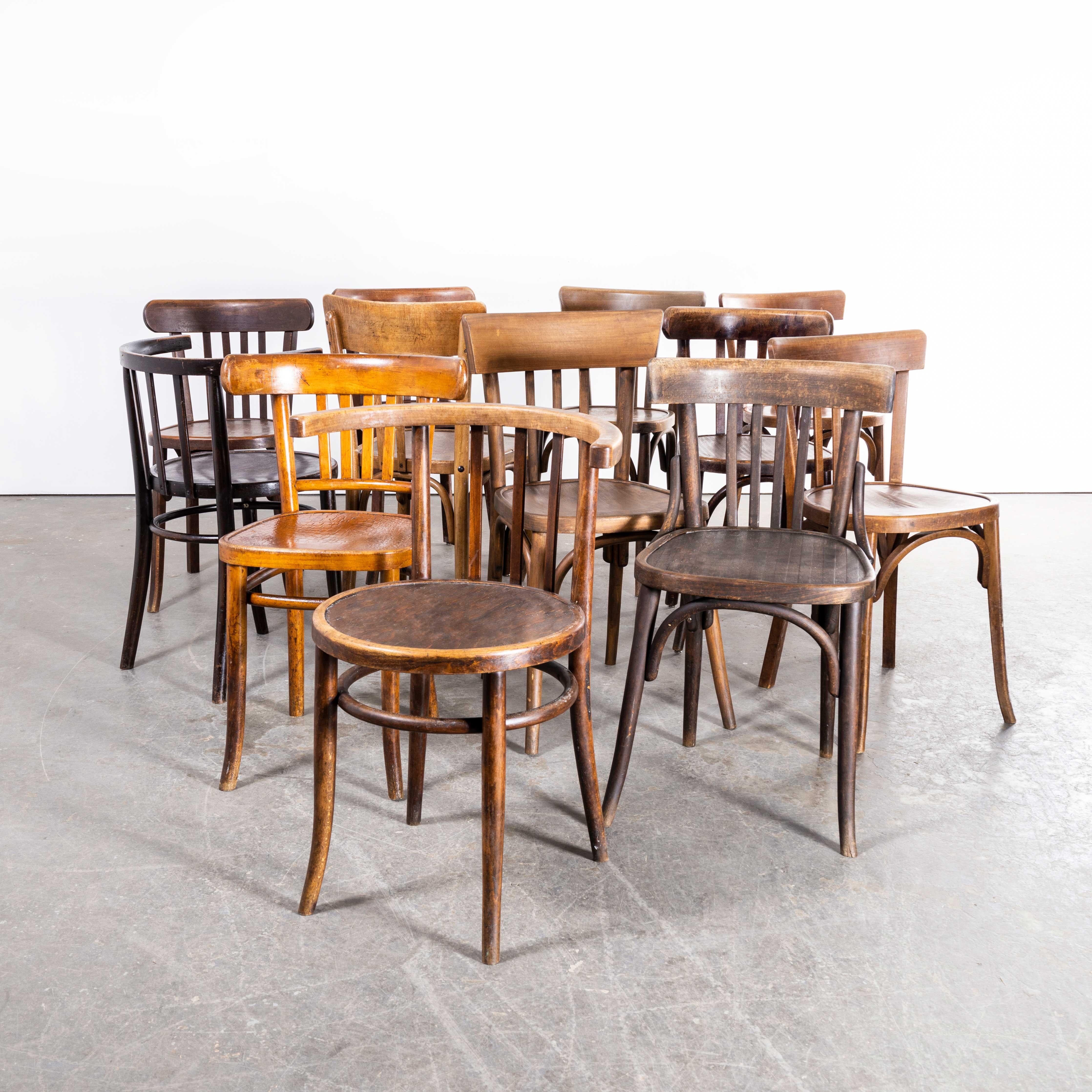 1950s Bentwood Debrecen Dining Chairs - Harlequin Set of Twelve In Good Condition In Hook, Hampshire