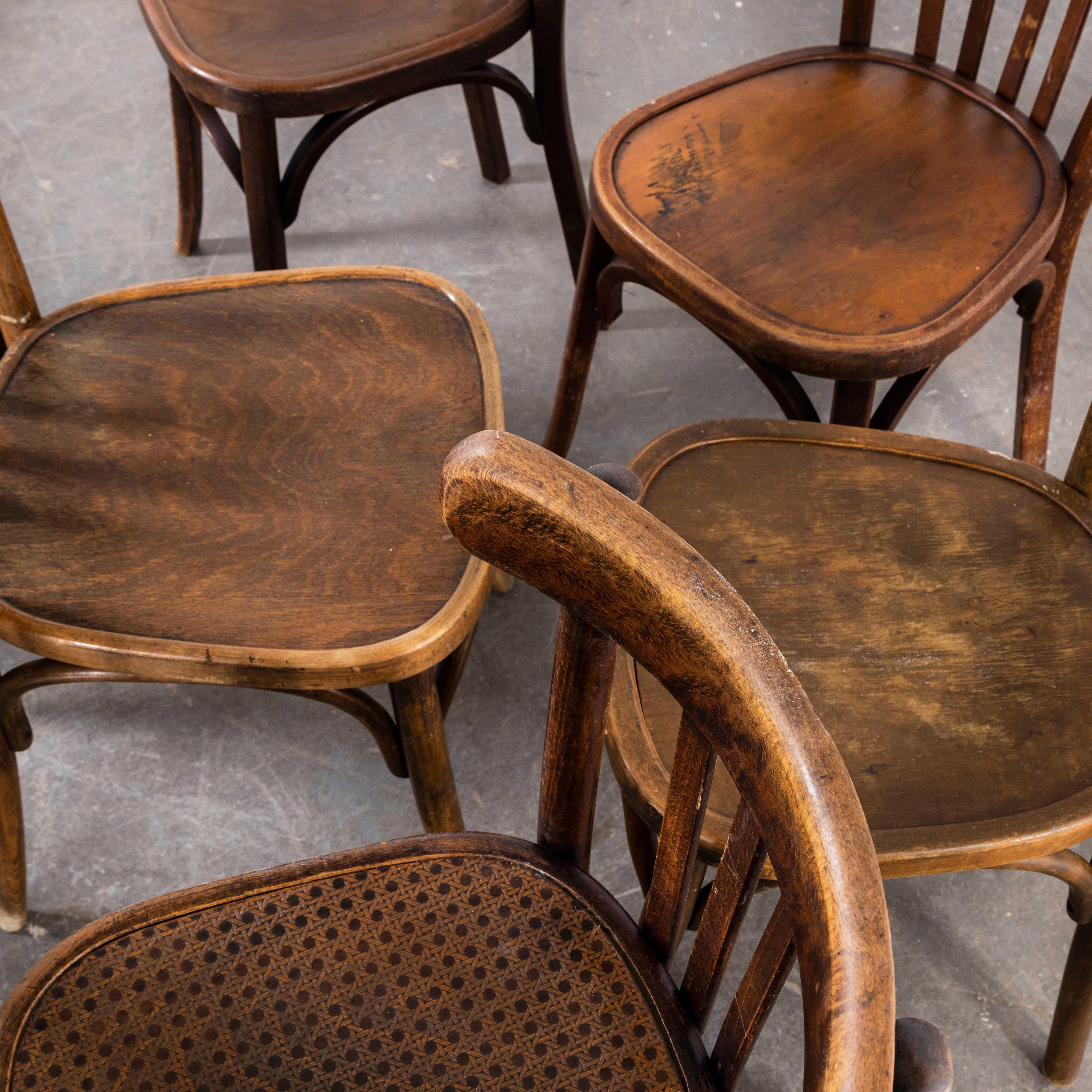 1950s Bentwood Debrecen Dining Chairs - Harlequin Set of Twelve 3