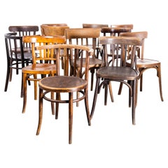 1950s Bentwood Debrecen Dining Chairs - Harlequin Set of Twelve