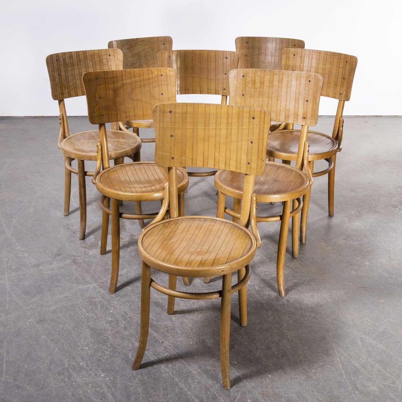 1950’s Bentwood Debrecen dining chairs – Set of eight (1683.6)
1950’s Bentwood Debrecen dining chairs – Set of eight. It is hard to be precise about the origin of these chairs as little history is known, but what we do know is at the beginning of