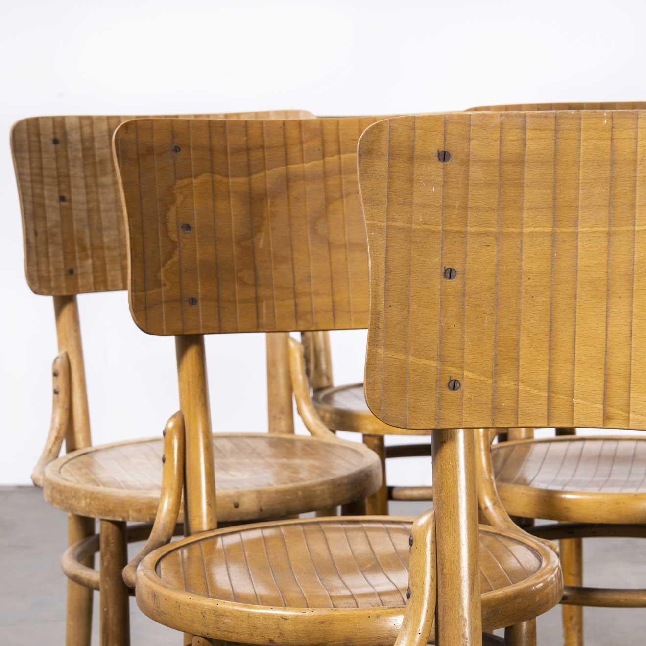 1950's Bentwood Debrecen Dining Chairs, Set of Eight '1683.6' For Sale 5
