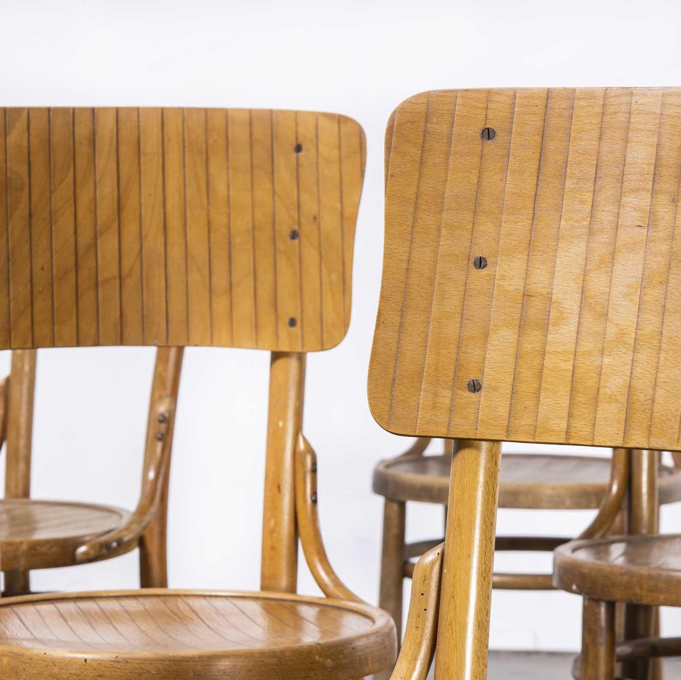 1950's Bentwood Debrecen Dining Chairs, Set of Eight For Sale 6