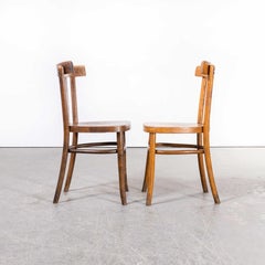 1950s Bentwood Debrecen Elegant Back Dining Chairs, Set of Six