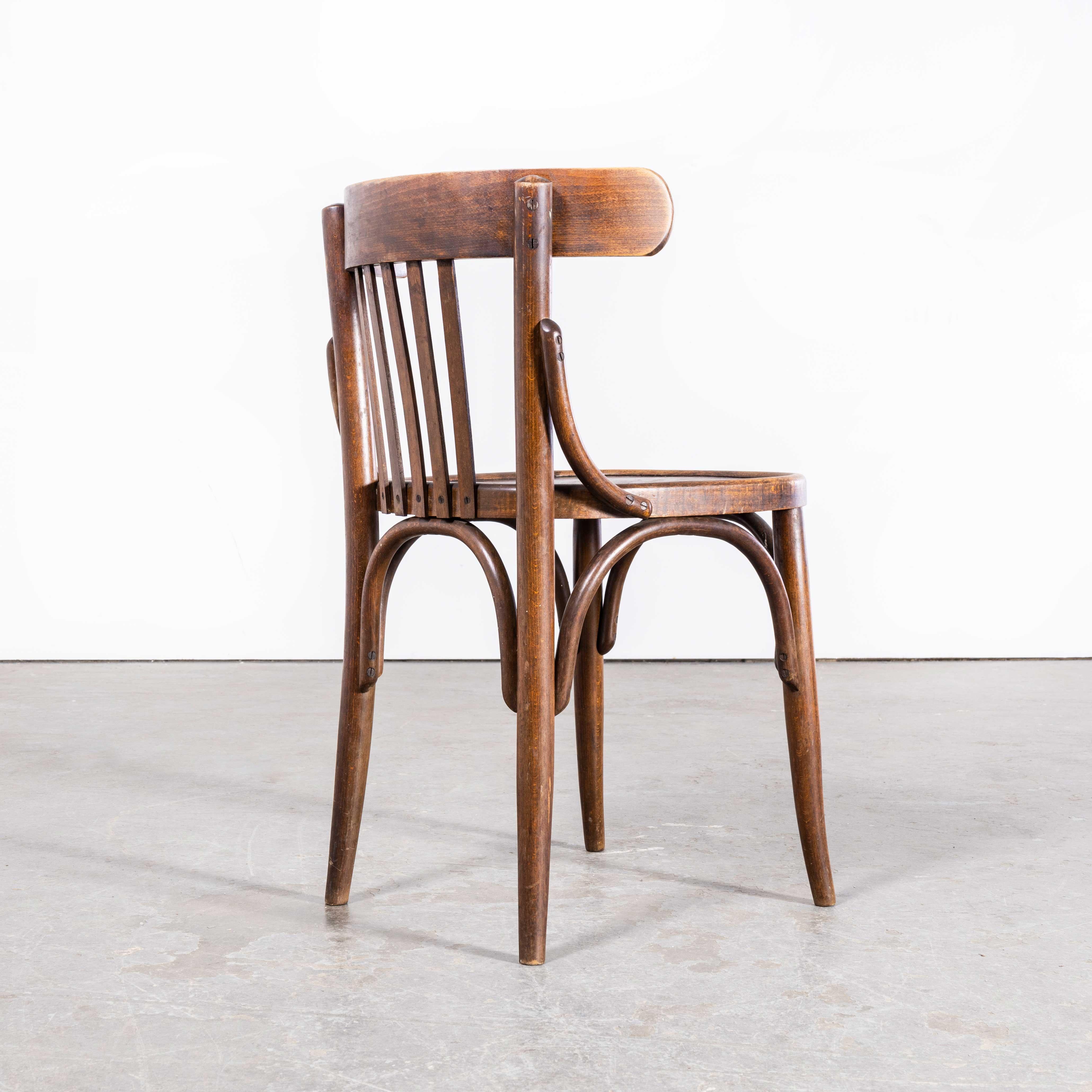1950s Bentwood Debrecen Mid Walnut Dining Chair, Set of Ten 2