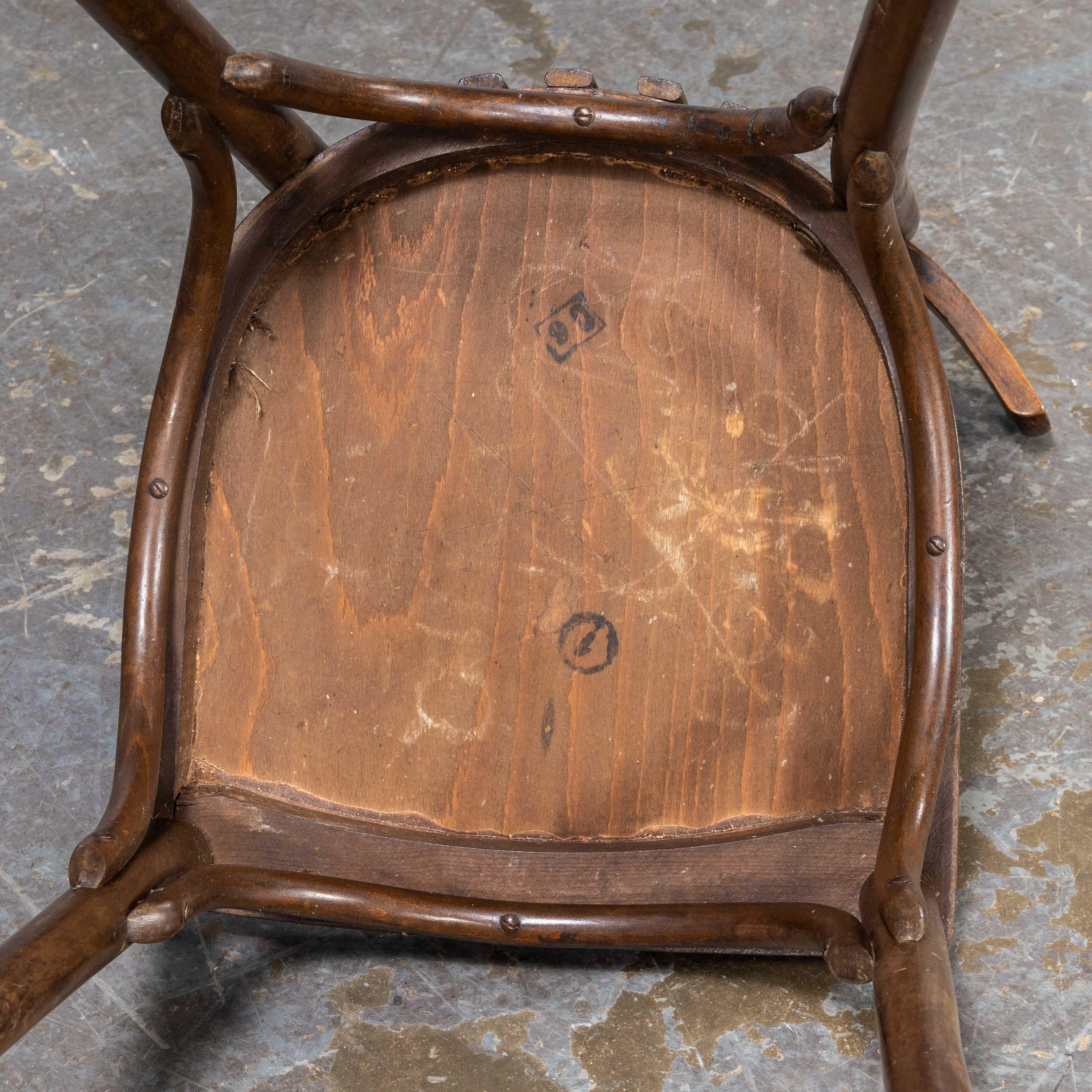 1950's Bentwood Debrecen Walnut Dining Chairs - Set Of Ten 1