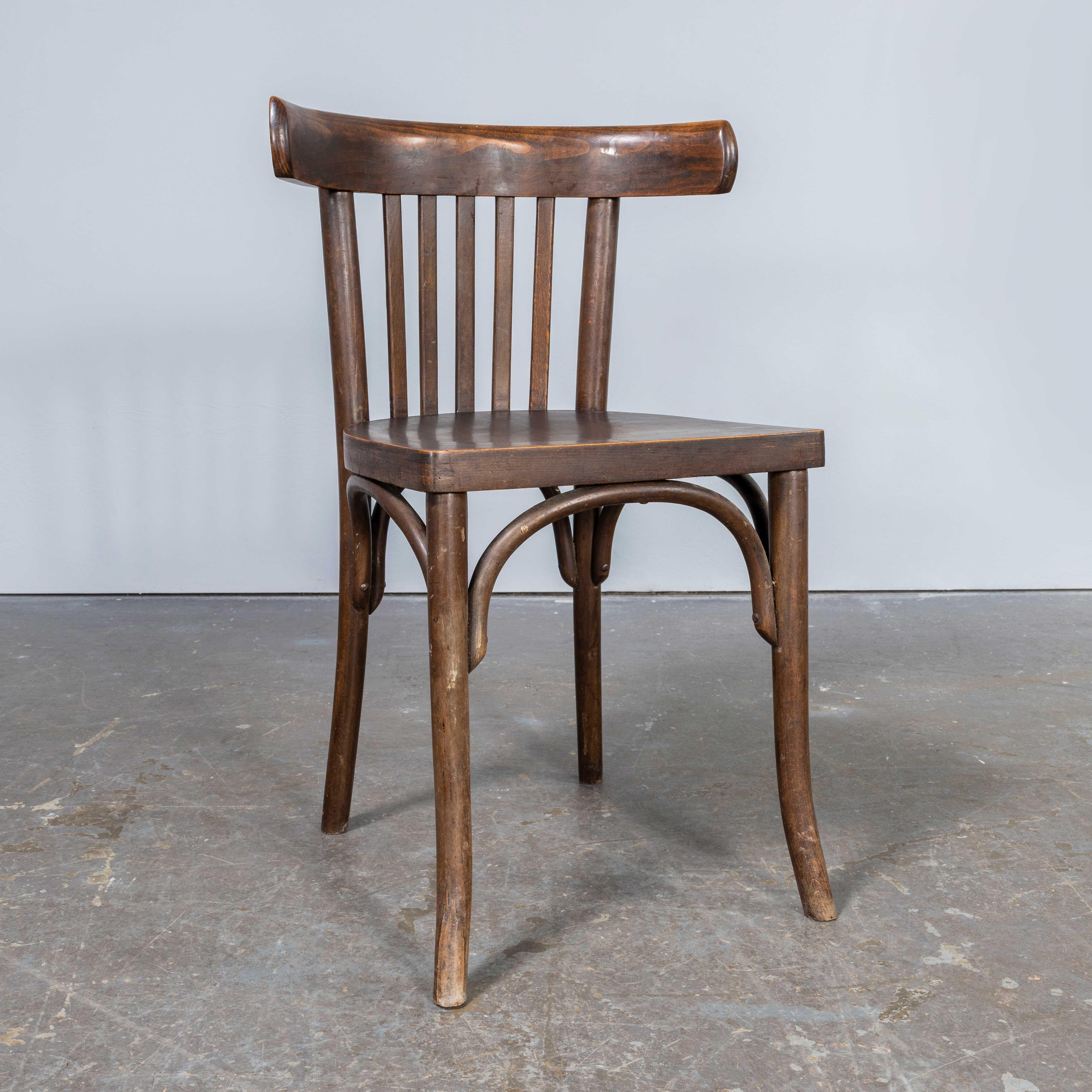 1950's Bentwood Debrecen Walnut Dining Chairs - Set Of Ten 2