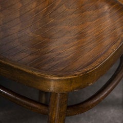 1950's Bentwood Dining Chairs, Dark Walnut - Set of Ten