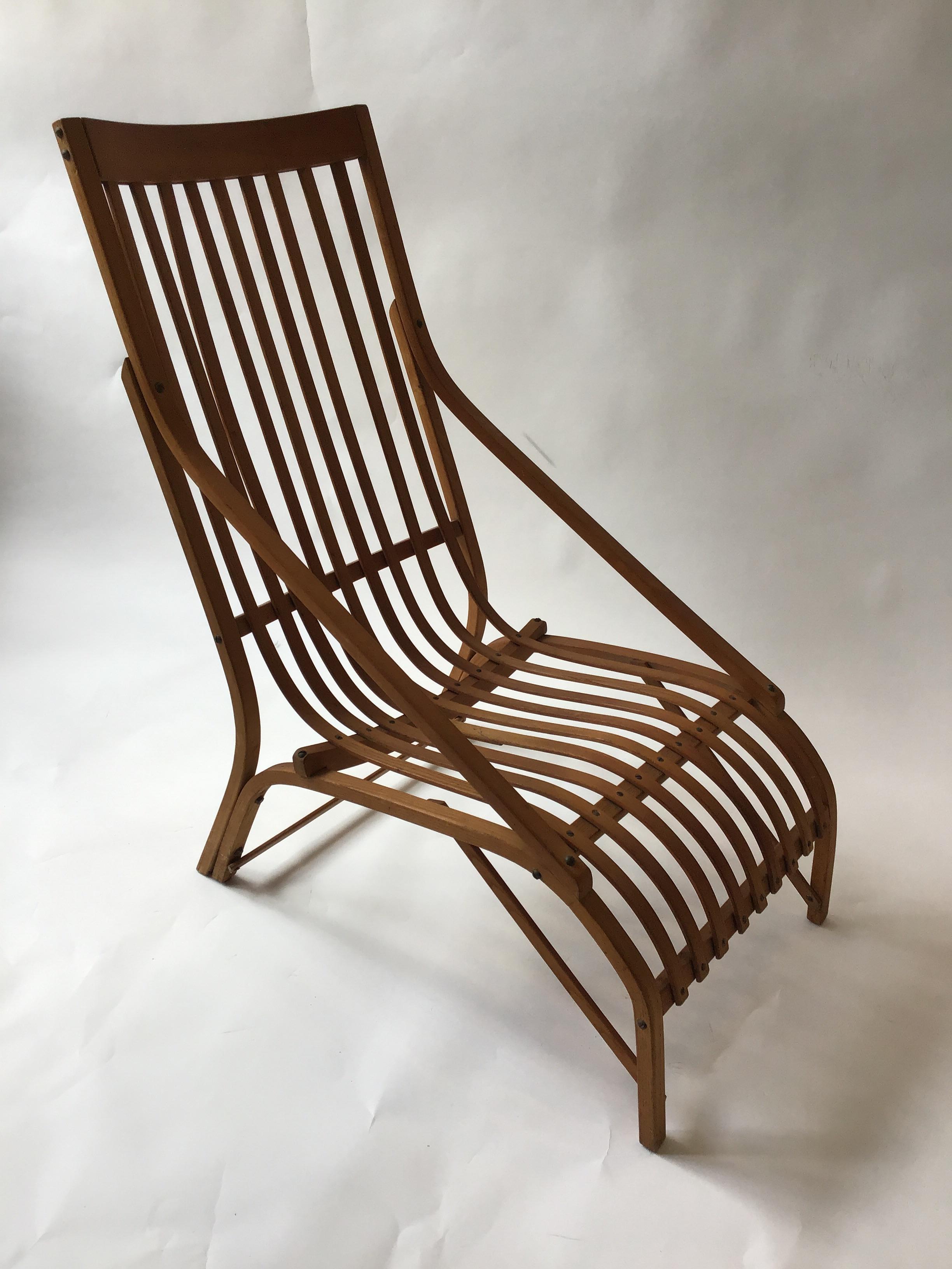 1950s Bentwood Lounge Chair In Good Condition In Tarrytown, NY