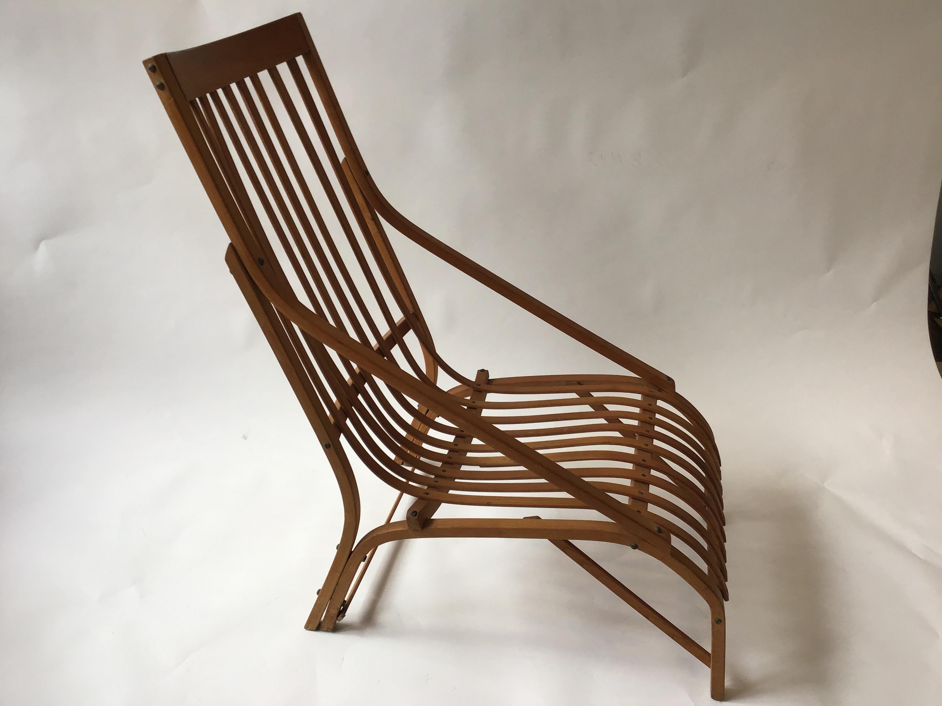 1950s Bentwood Lounge Chair 1