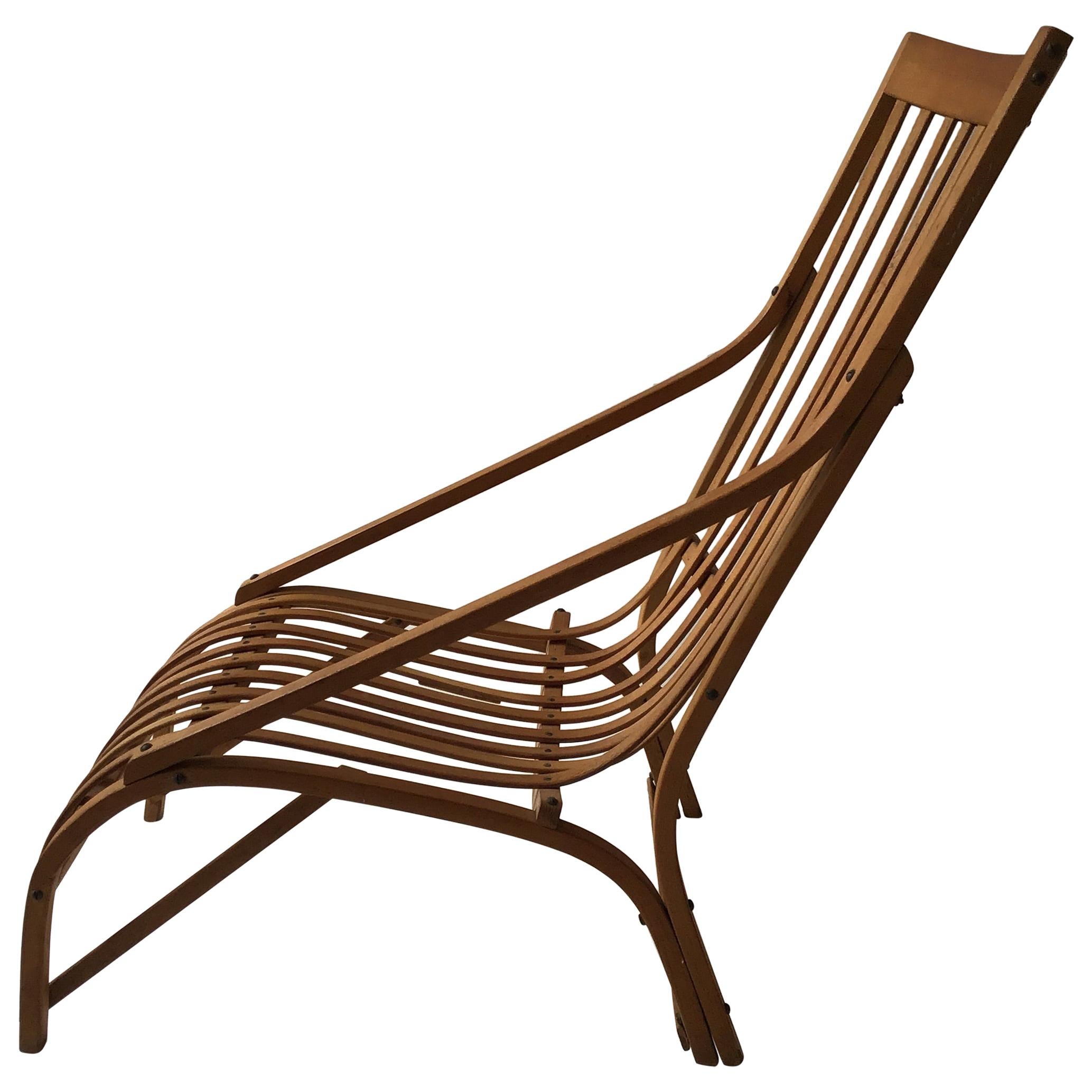 1950s Bentwood Lounge Chair