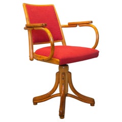 Used 1950's Bentwood Swivel Armchair by Ligna Prague