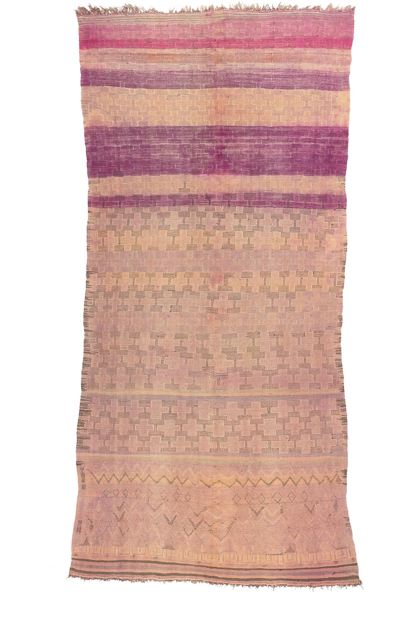 Marokkanischer Berber-Kilim-Teppich aus den 1950er Jahren 9
