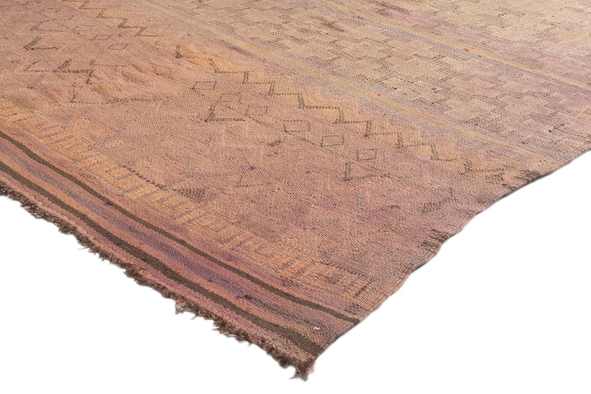 Marokkanischer Berber-Kilim-Teppich aus den 1950er Jahren (Böhmisch)