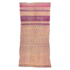 Marokkanischer Berber-Kilim-Teppich aus den 1950er Jahren