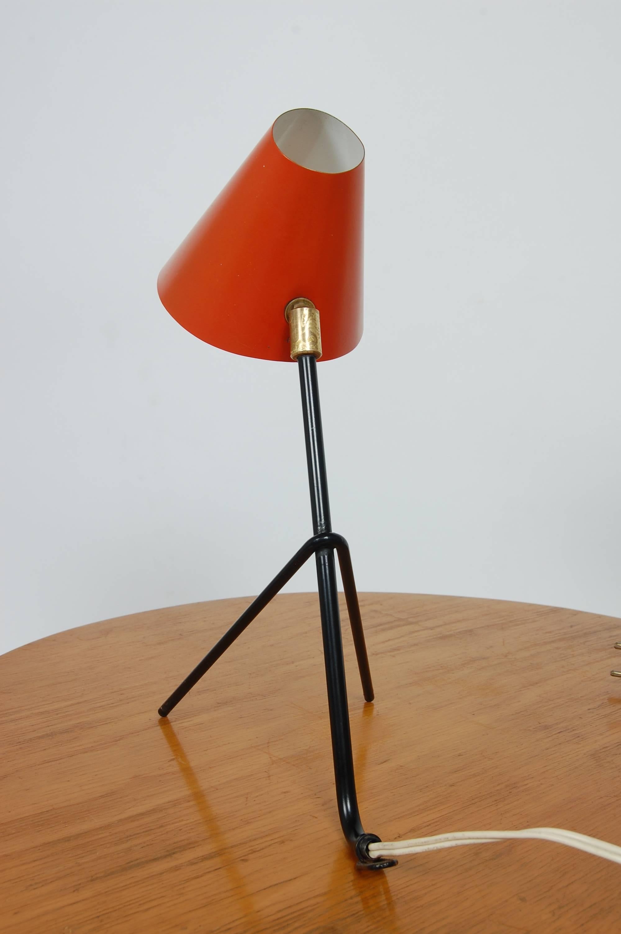 Mid-20th Century 1950s Bergboms of Sweden Grasshopper Hang-All Table Lamp