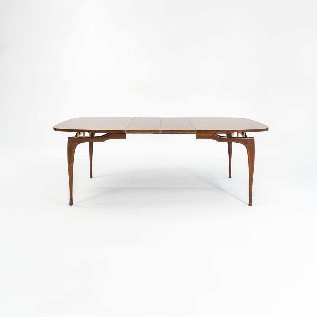 Milieu du XXe siècle 1950s Bertha Schaefer Walnut Dining Set w/ Table & 5 Chairs en vente