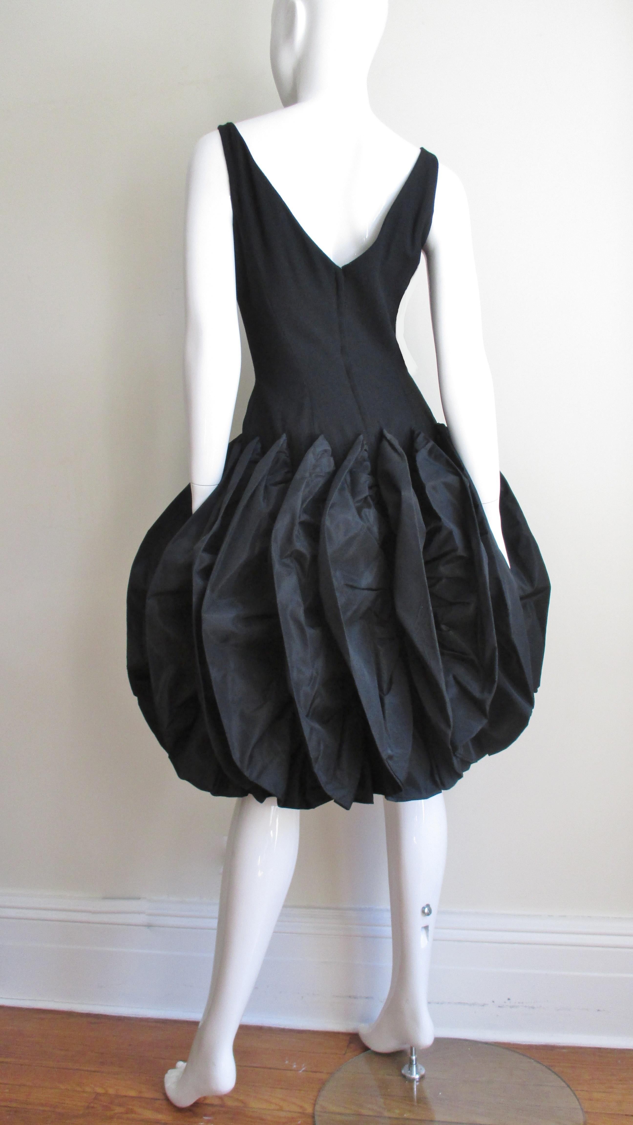 Betty Carol 1950s Sculptural Dress  For Sale 1