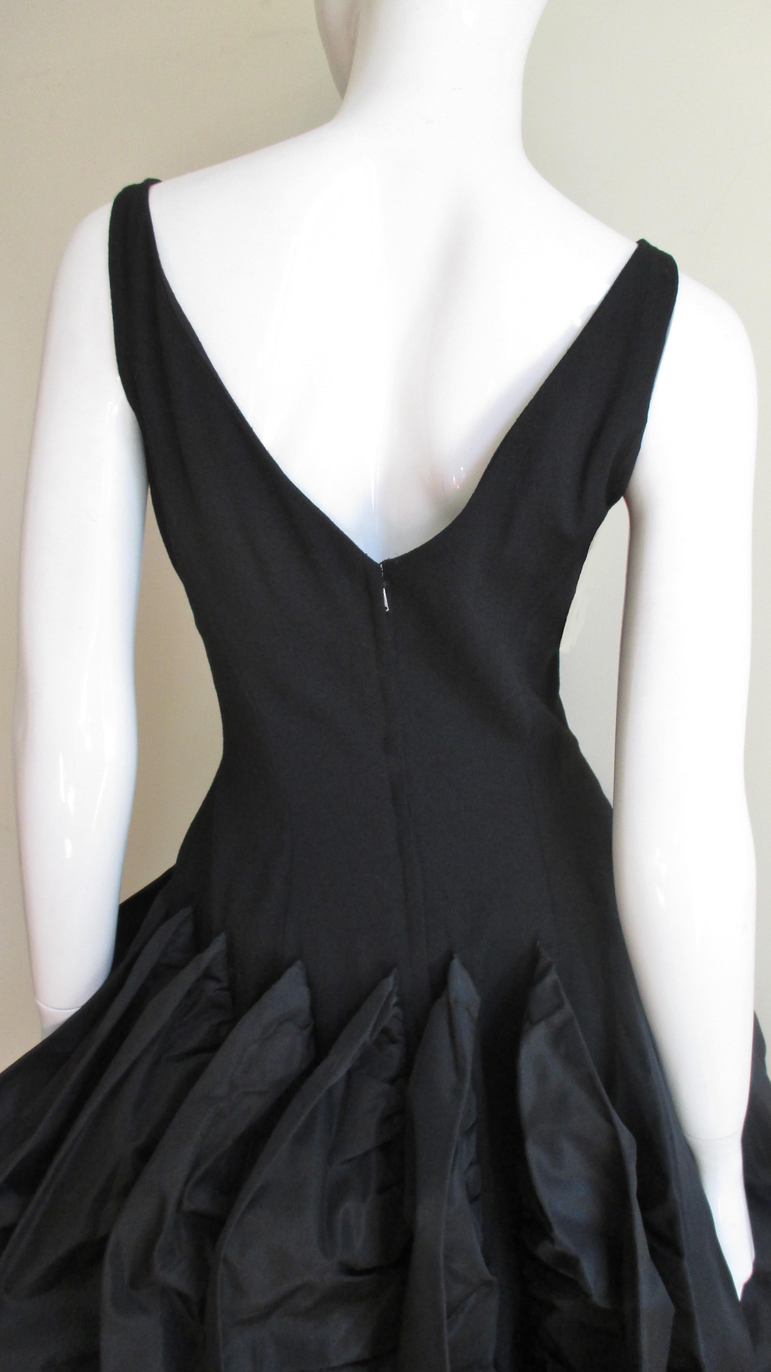 Betty Carol 1950s Sculptural Dress  For Sale 3