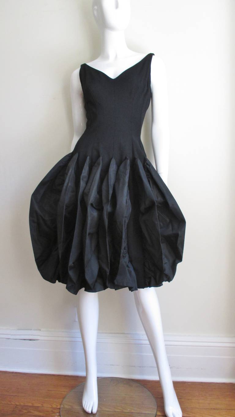 Women's Betty Carol 1950s Sculptural Dress  For Sale