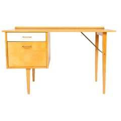 1950s Birch Desk by Milo Baughman for Thayer Coggin
