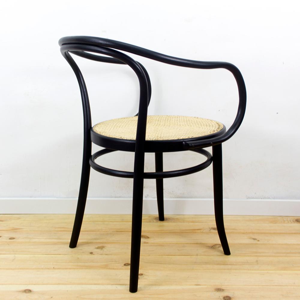 1950s Black Bentwood Armchair by Ton, Czechoslovakia For Sale 3