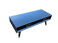 1950s Black & Gold Lacquered Chinoiserie style Table or Bench