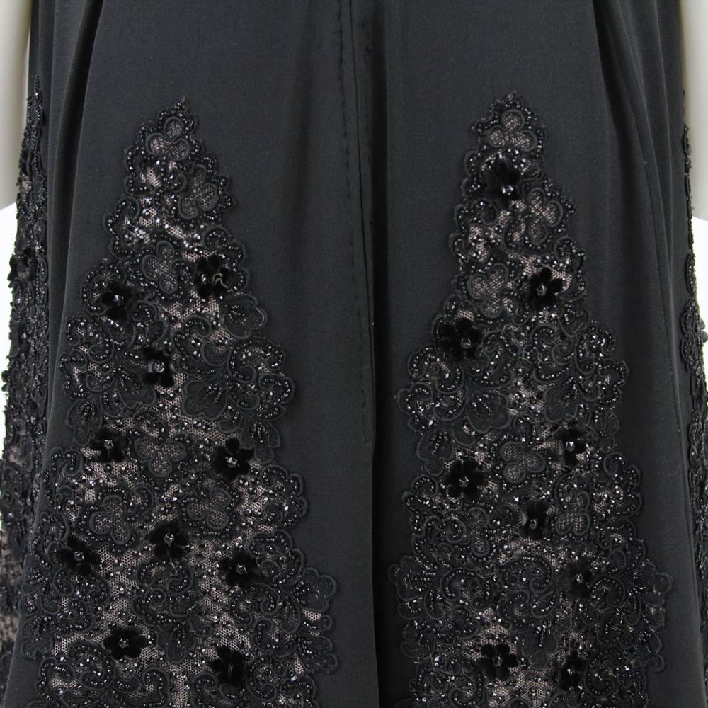 1950s Black Italian Dress 1