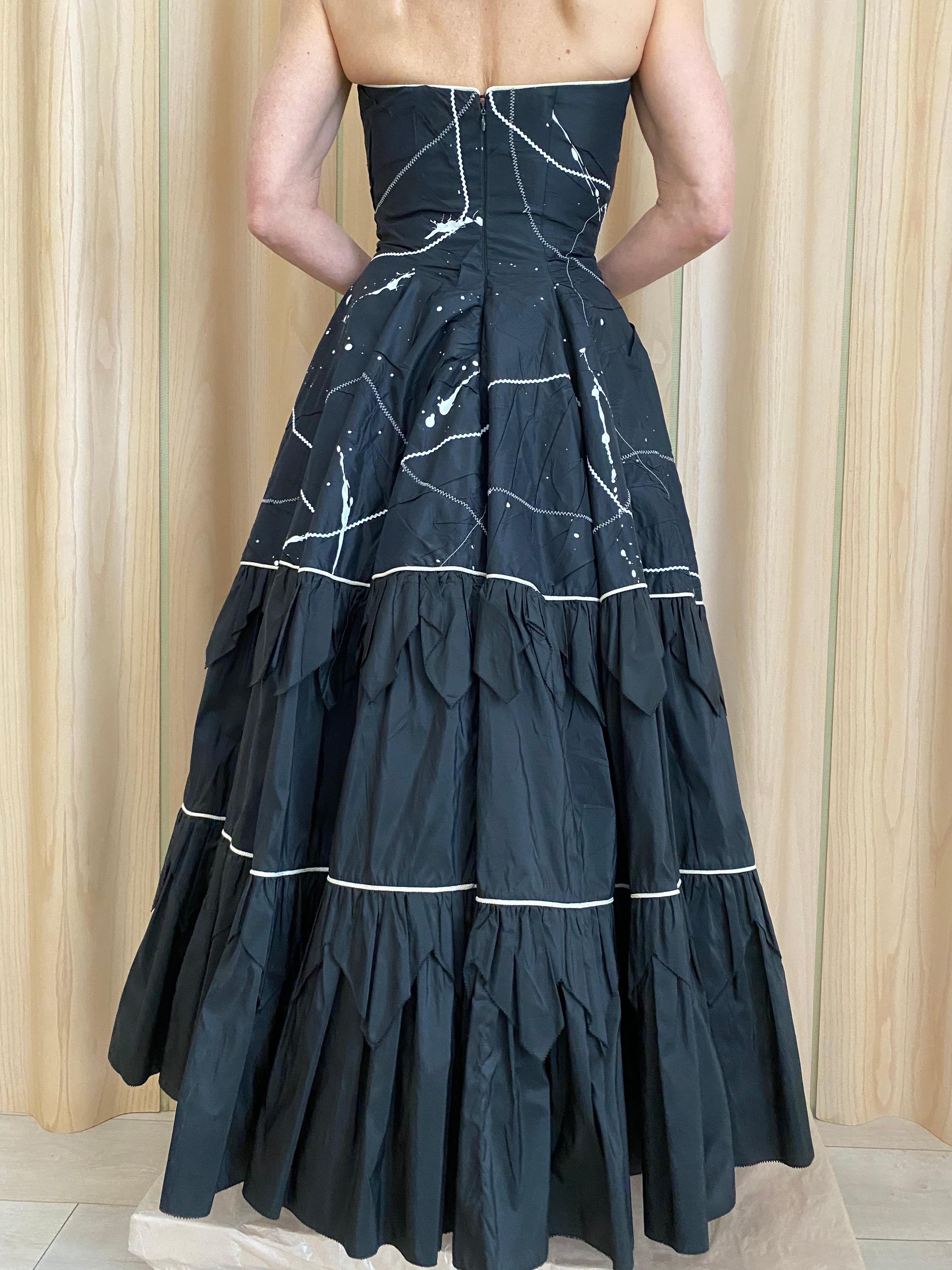 1950s strapless dress