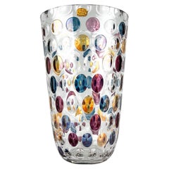 1950's Blown Vase by Max Kannegiesser, Czechoslovakia