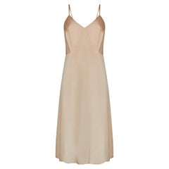 Vintage 1950s Blush Pink Satin Slip Dress