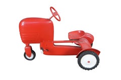 1950s BMC Heavy Duty Pressed Metal Pedal Toy Farm Tractor 36"