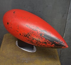 1950s Yatch/Aircraft Compass Bubble Torpedo Table Sculpture Art War Relic