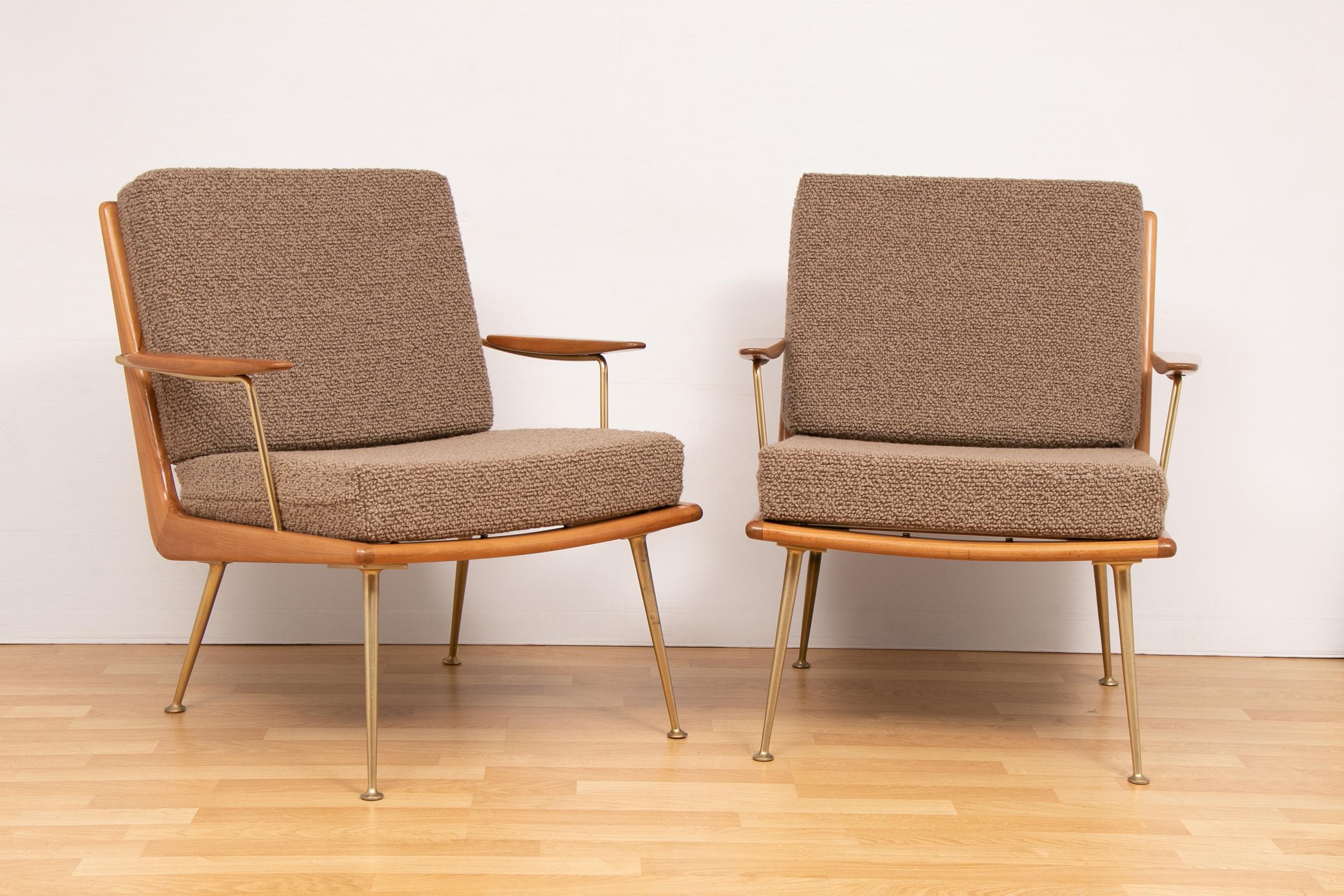 1950s Boomerang Sofa & 2 Easy Chairs by Hans Mitzlaff for Soloform, Germany 1