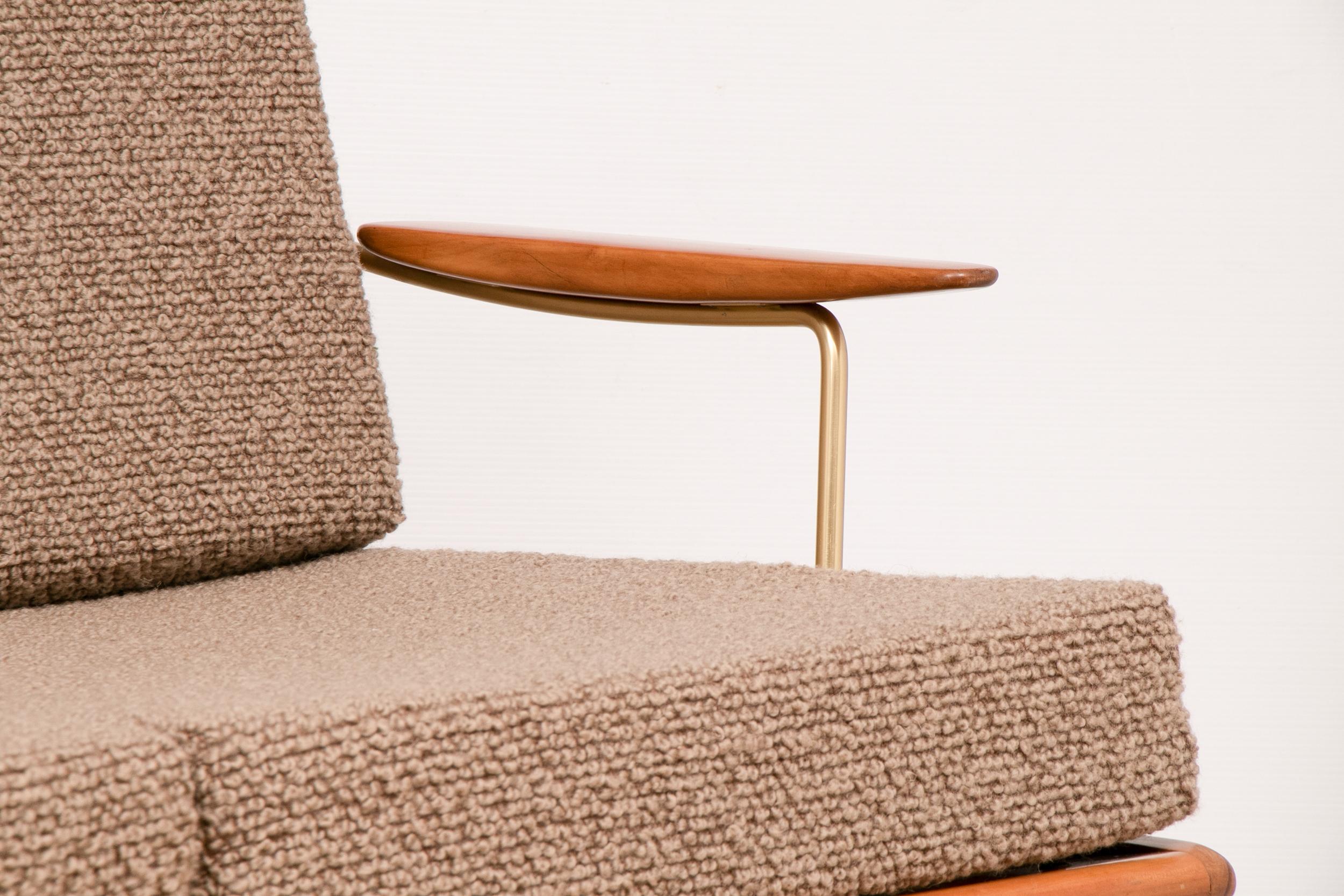 Mid-Century Modern 1950s Boomerang Sofa by Hans Mitzlaff for Soloform, Germany