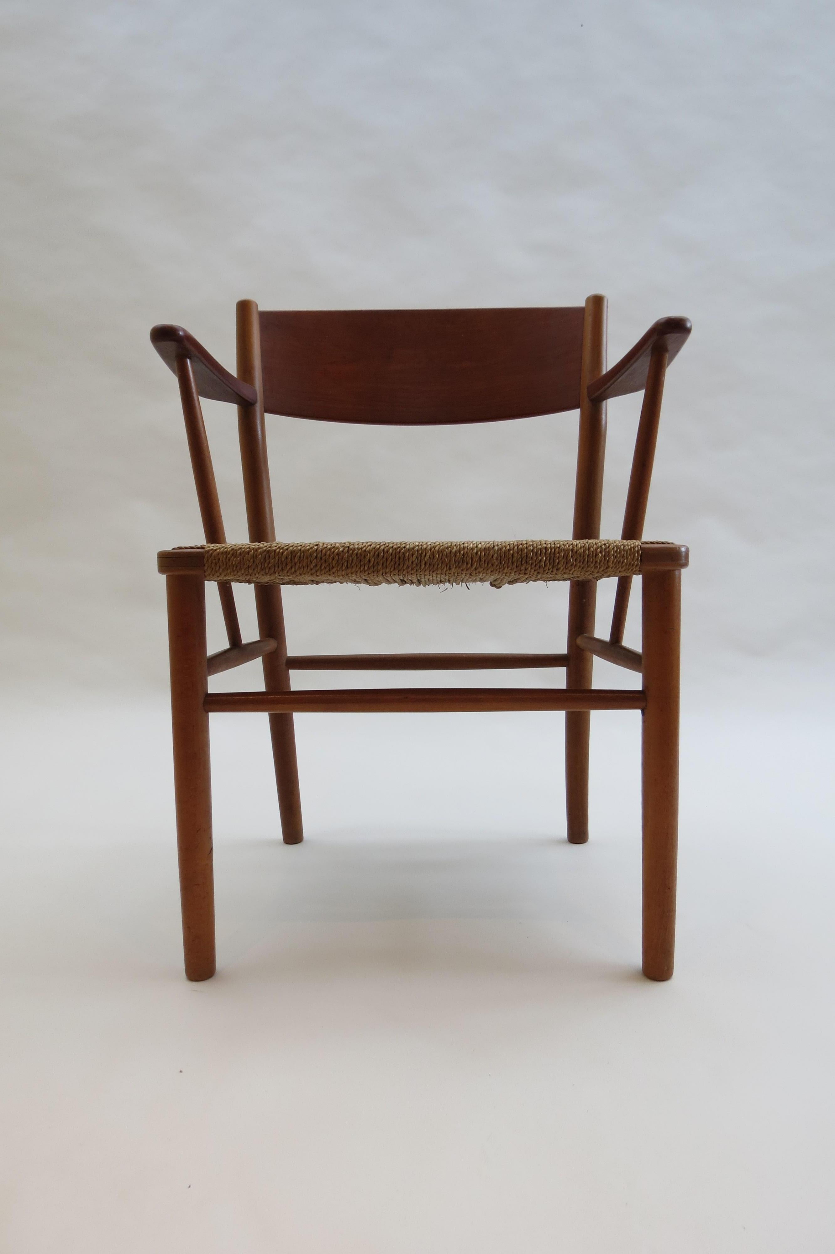 Papercord 1950s Borge Mogensen Chair Model No 156