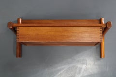 1950s Borge Mogensen Teak Floating Night Stand by Dyrlund, Denmark