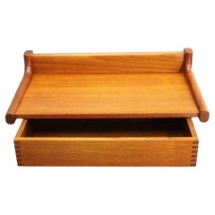 1950s Borge Mogensen Teak Floating Night Stand by Dyrlund, Denmark
