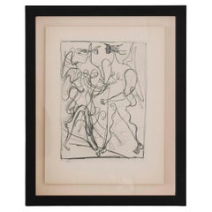 Lithographie de Braque des années 1950