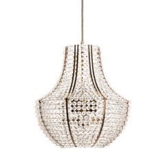 Kronleuchter aus Messing und Acryl von Emil Stejnar, 1950er Jahre