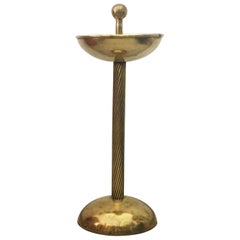 Vintage 1950s Brass Ashtray Stand