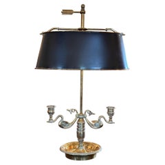 1950s Brass Bouillotte Lamp