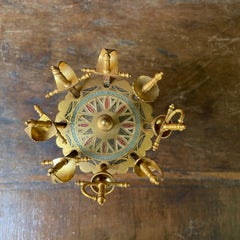 1950s Brass + Enamel Martini Cocktail Swords Vintage Mid-Century Mad Men