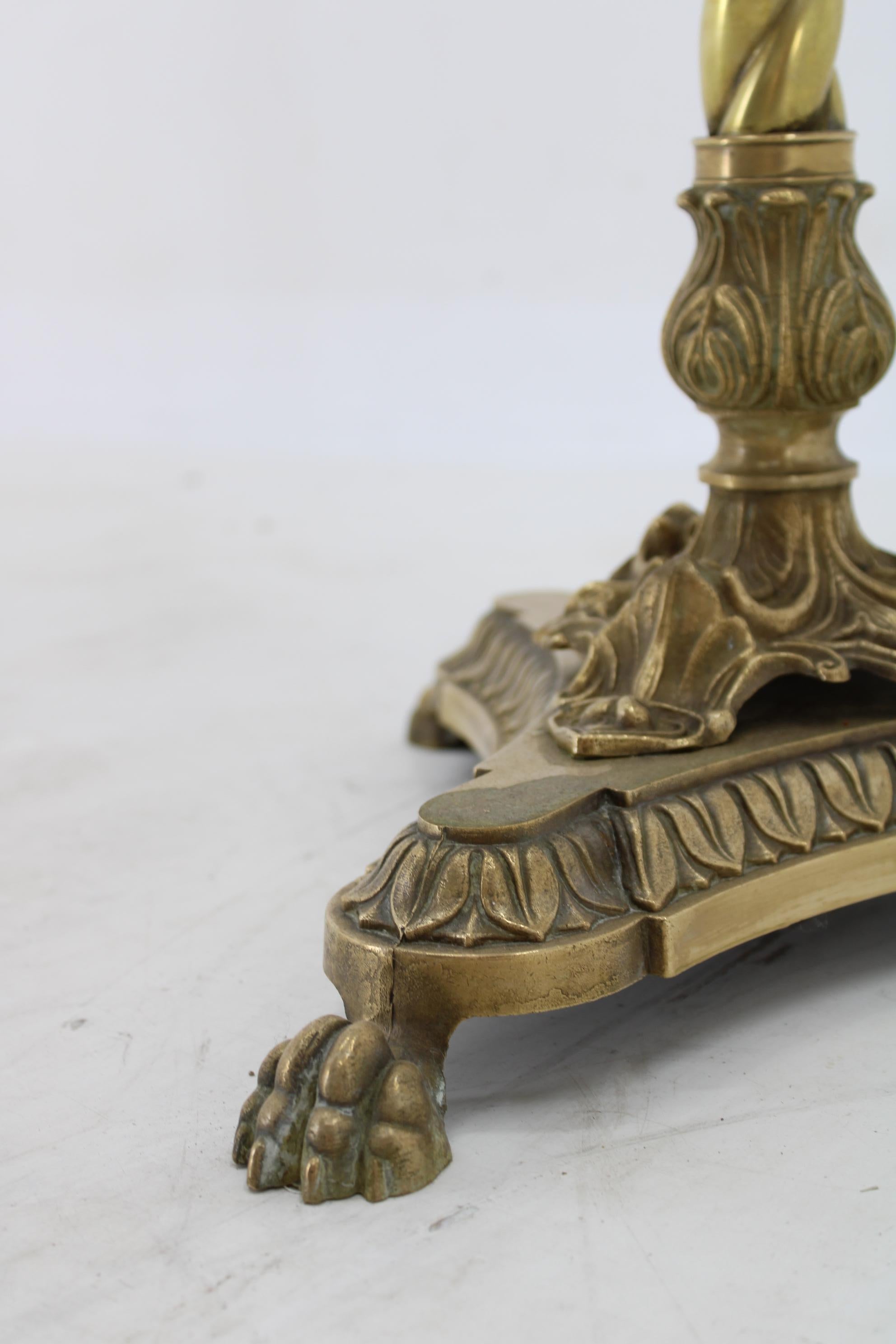 Lámpara de pie de latón de los años 50, Italia Latón en venta