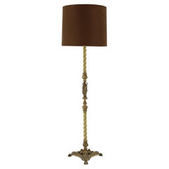 1950s Brass Floor Lamp, Italy